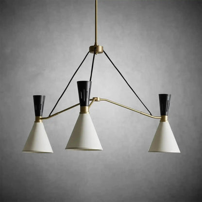 Ramsey 3 - Light Round Chandelier - GILDLAMPS