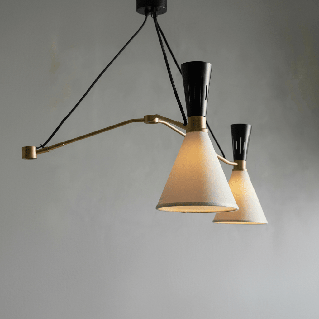 Ramsey 3-Light Round Chandelier - GILDLAMPS