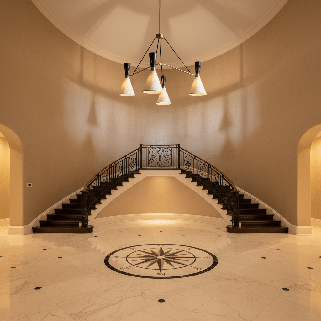 Ramsey 3-Light Round Chandelier - GILDLAMPS