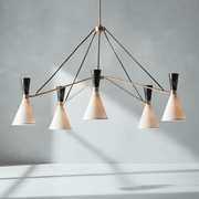 Ramsey 5-Light Round Chandelier - GILDLAMPS