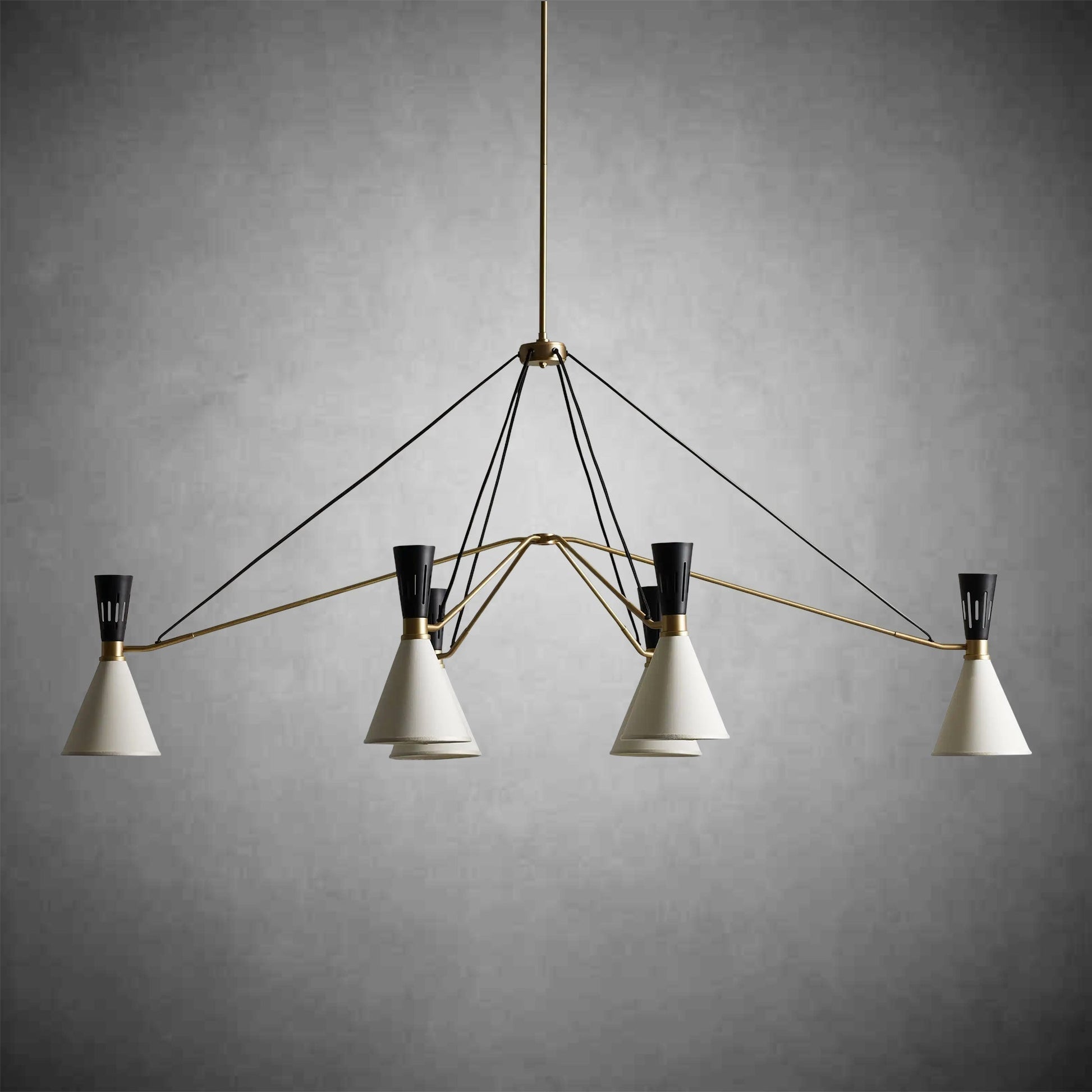 Ramsey 6 - Light Linear Chandelier - GILDLAMPS