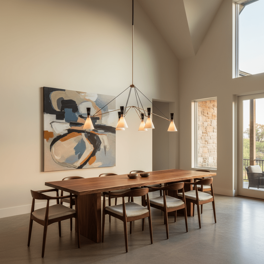 Ramsey 6-Light Linear Chandelier - GILDLAMPS
