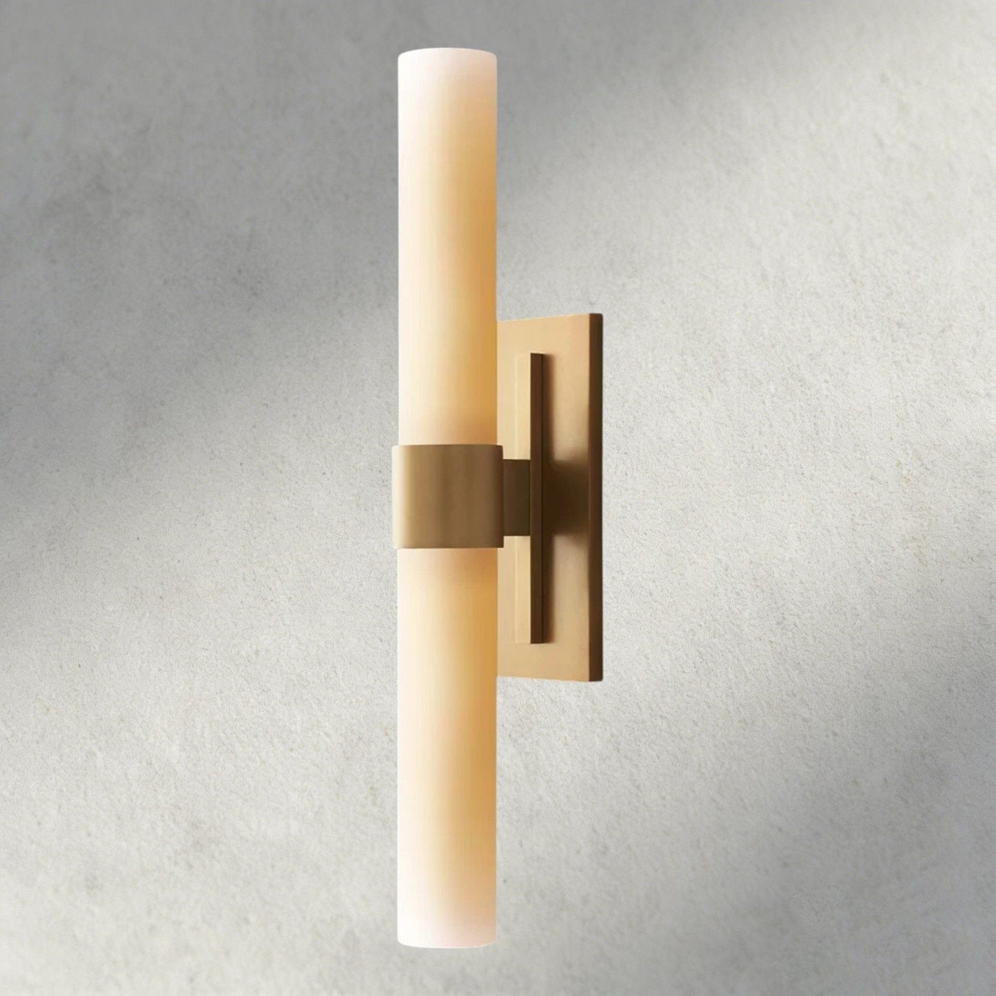 Ravay Milk Glass Linear Sconce - GILDLAMPS