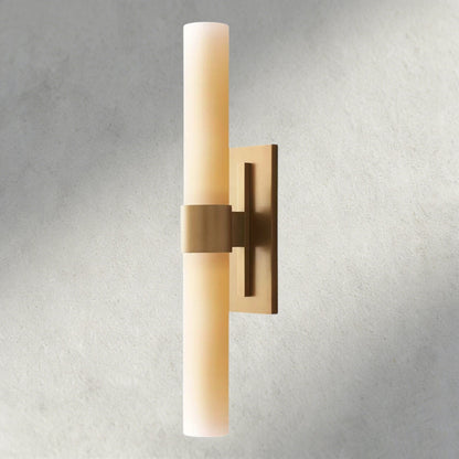 Ravay Milk Glass Linear Sconce - GILDLAMPS