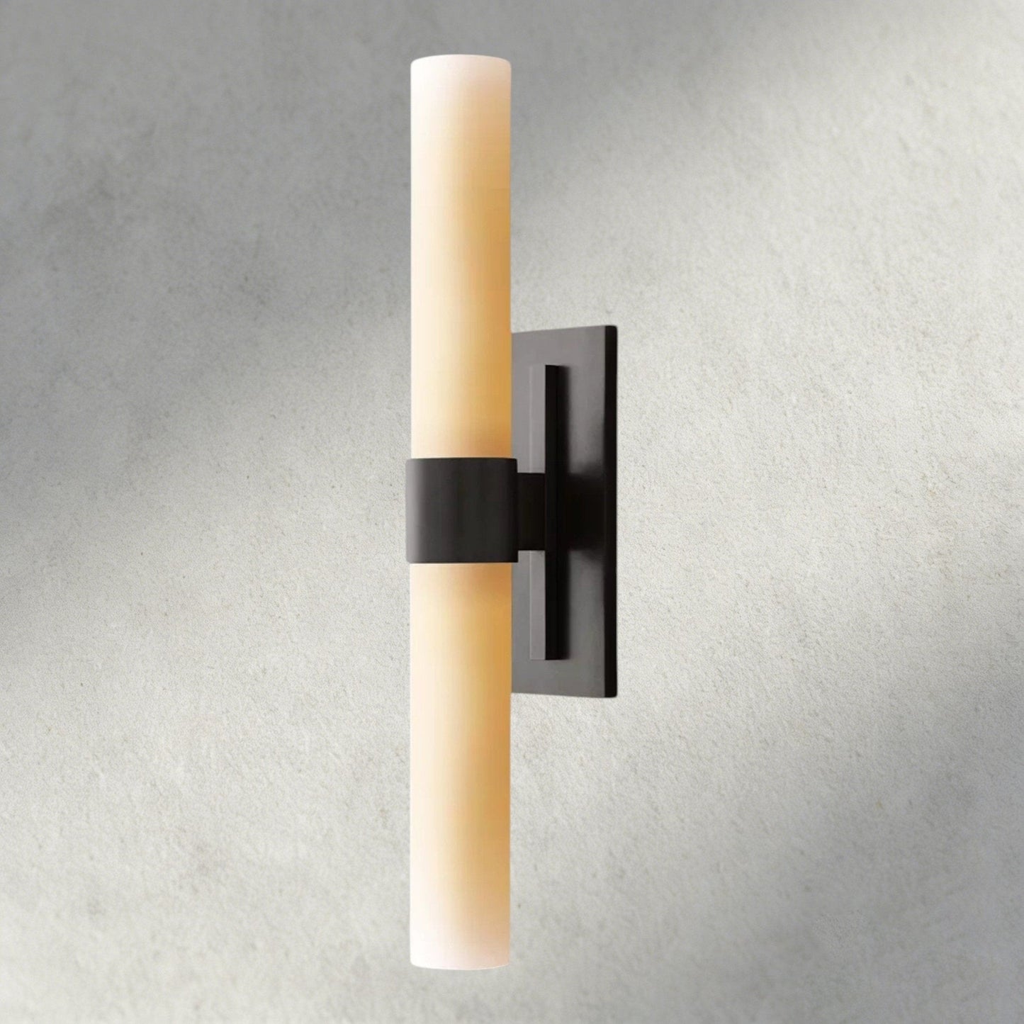 Ravay Milk Glass Linear Sconce - GILDLAMPS