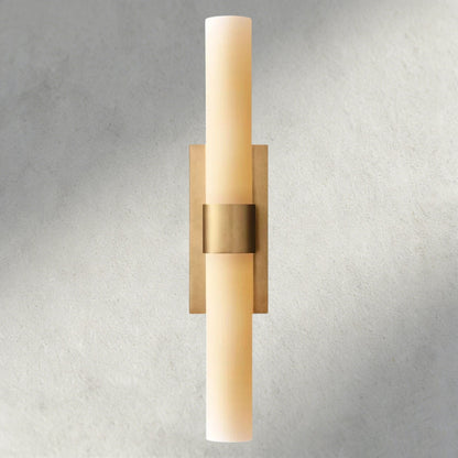 Ravay Milk Glass Linear Sconce - GILDLAMPS