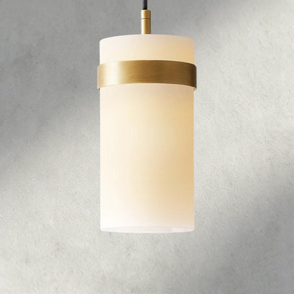 Ravay Milk Glass Pendant 5", 8", 10", 12" - GILDLAMPS