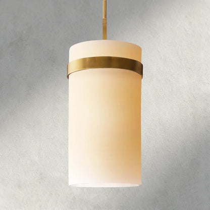 Ravay Milk Glass Pendant 5", 8", 10", 12" - GILDLAMPS