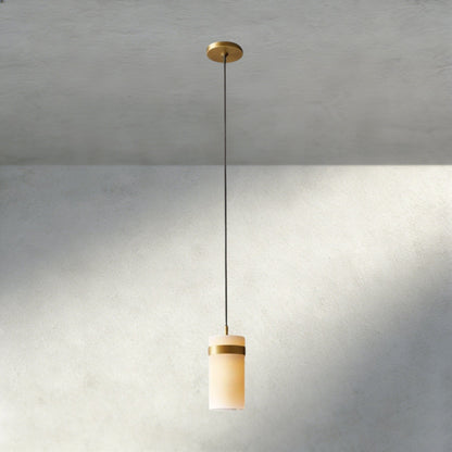 Ravay Milk Glass Pendant 5", 8", 10", 12" - GILDLAMPS