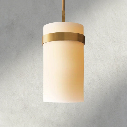 Ravay Milk Glass Pendant 5", 8", 10", 12" - GILDLAMPS