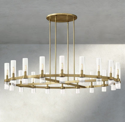 Ravay Round Chandelier 36", 48", 60" - GILDLAMPS