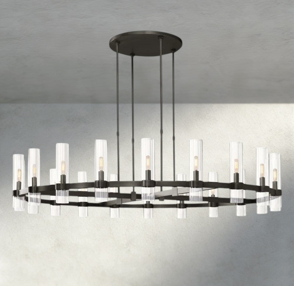 Ravay Round Chandelier 36", 48", 60" - GILDLAMPS