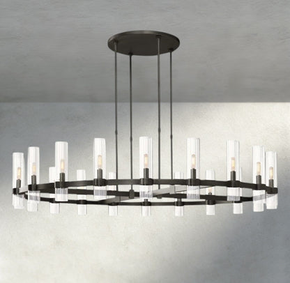 Ravay Round Chandelier 36", 48", 60" - GILDLAMPS