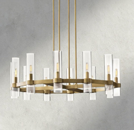 Ravay Round Chandelier 36", 48", 60" - GILDLAMPS