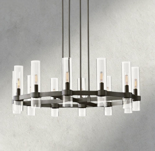 Ravay Round Chandelier 36", 48", 60" - GILDLAMPS