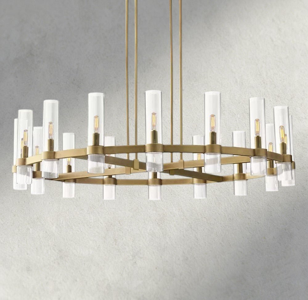 Ravay Round Chandelier 36", 48", 60" - GILDLAMPS