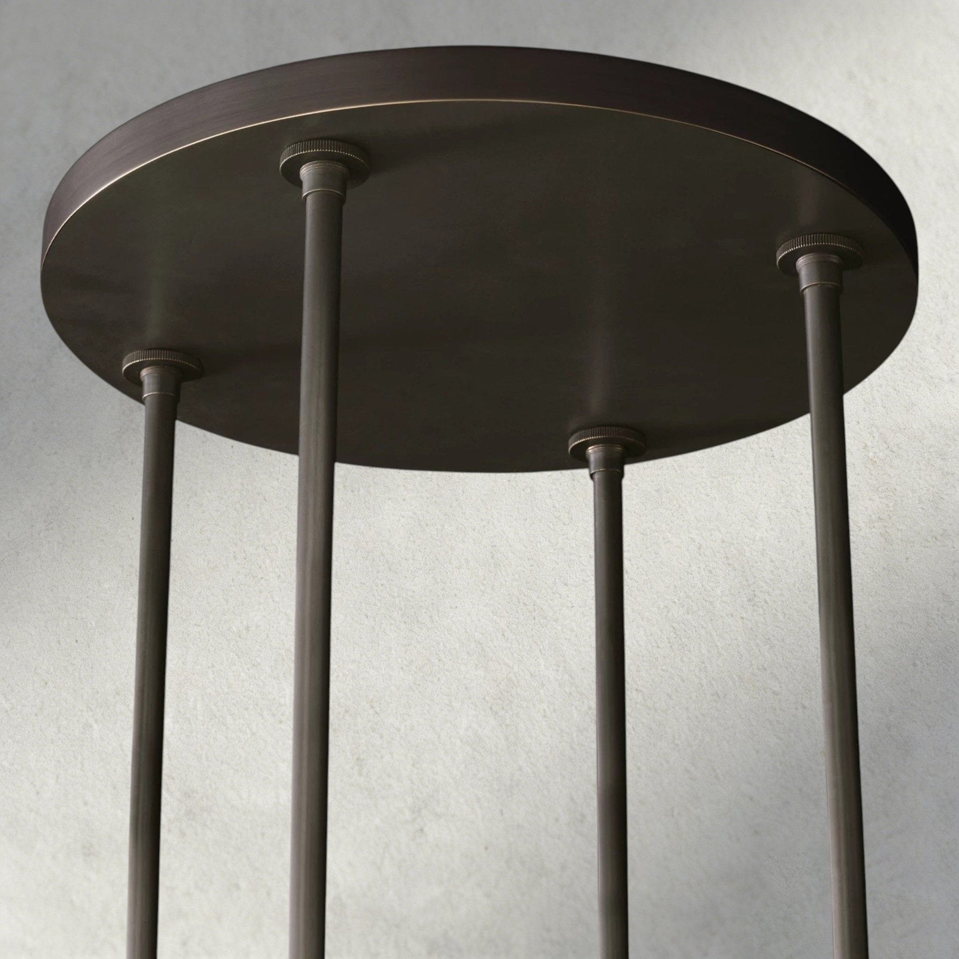 Ravay Round Milk Glass Chandelier 36", 48", 60" - GILDLAMPS