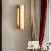 Retangular Alabaster Wall Sconce for All Rooms 20''H - GILDLAMPS