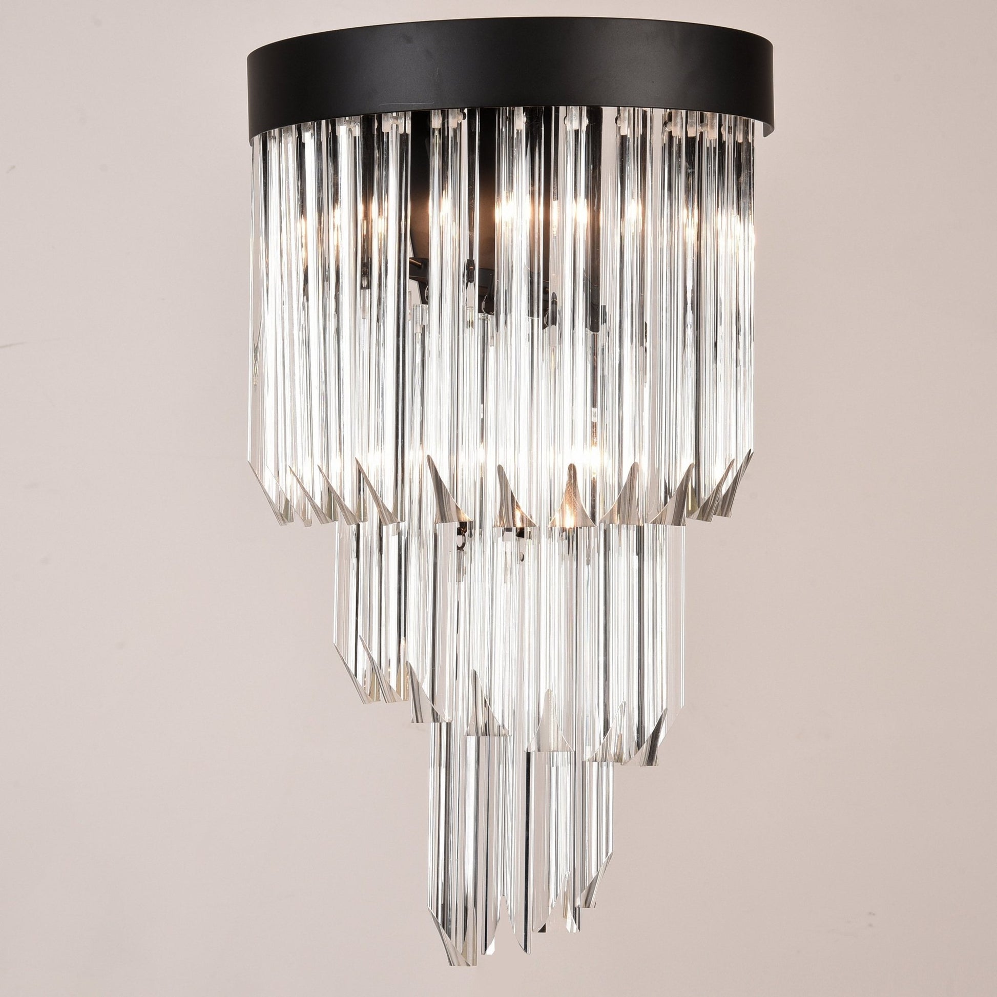 Rhea Palms Crystal Sconce - GILDLAMPS