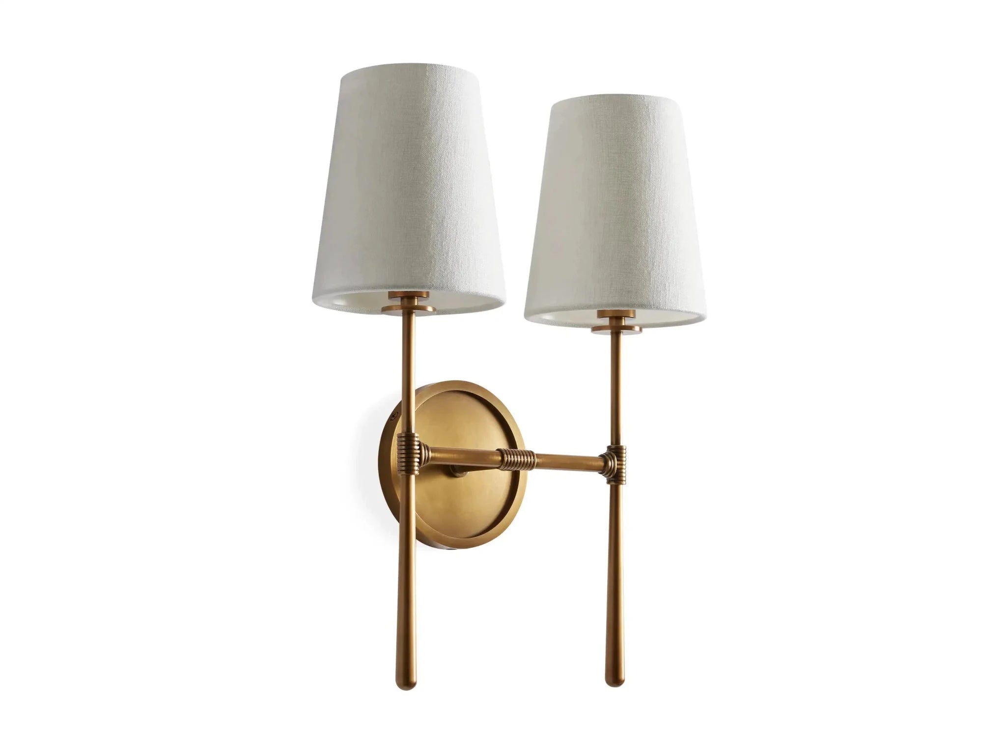 Rhodes 2-Light Wall Sconce - GILDLAMPS