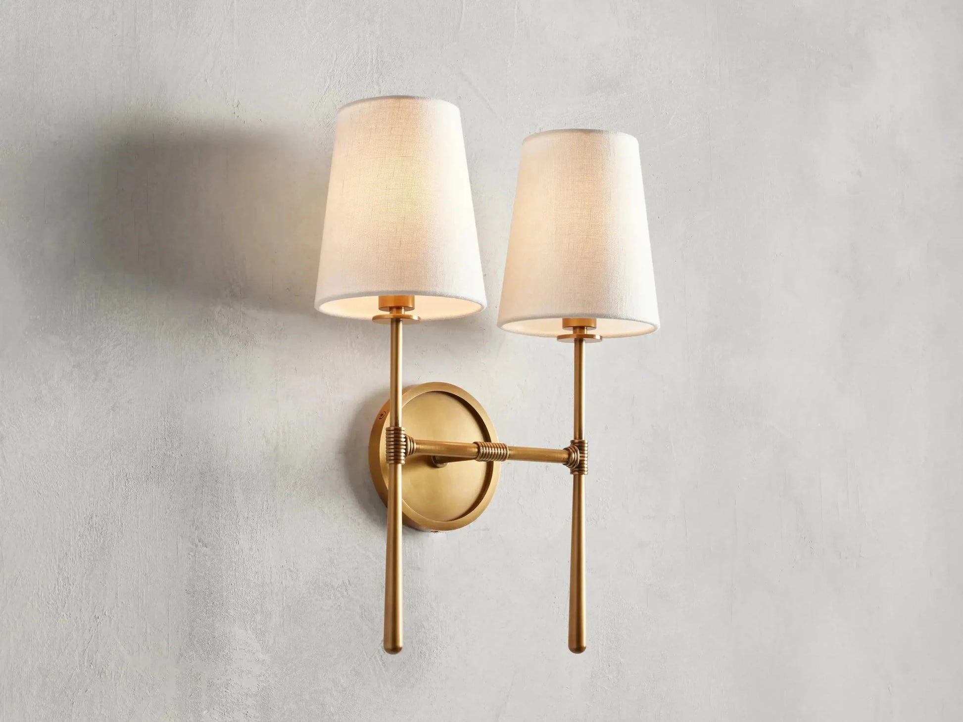 Rhodes 2-Light Wall Sconce - GILDLAMPS