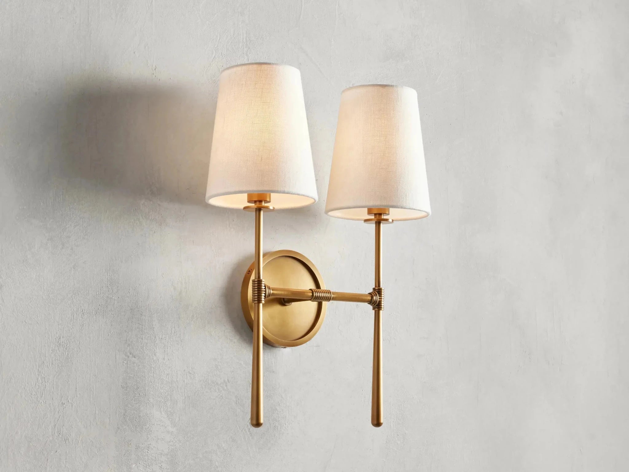 Rhodes 2-Light Wall Sconce - GILDLAMPS