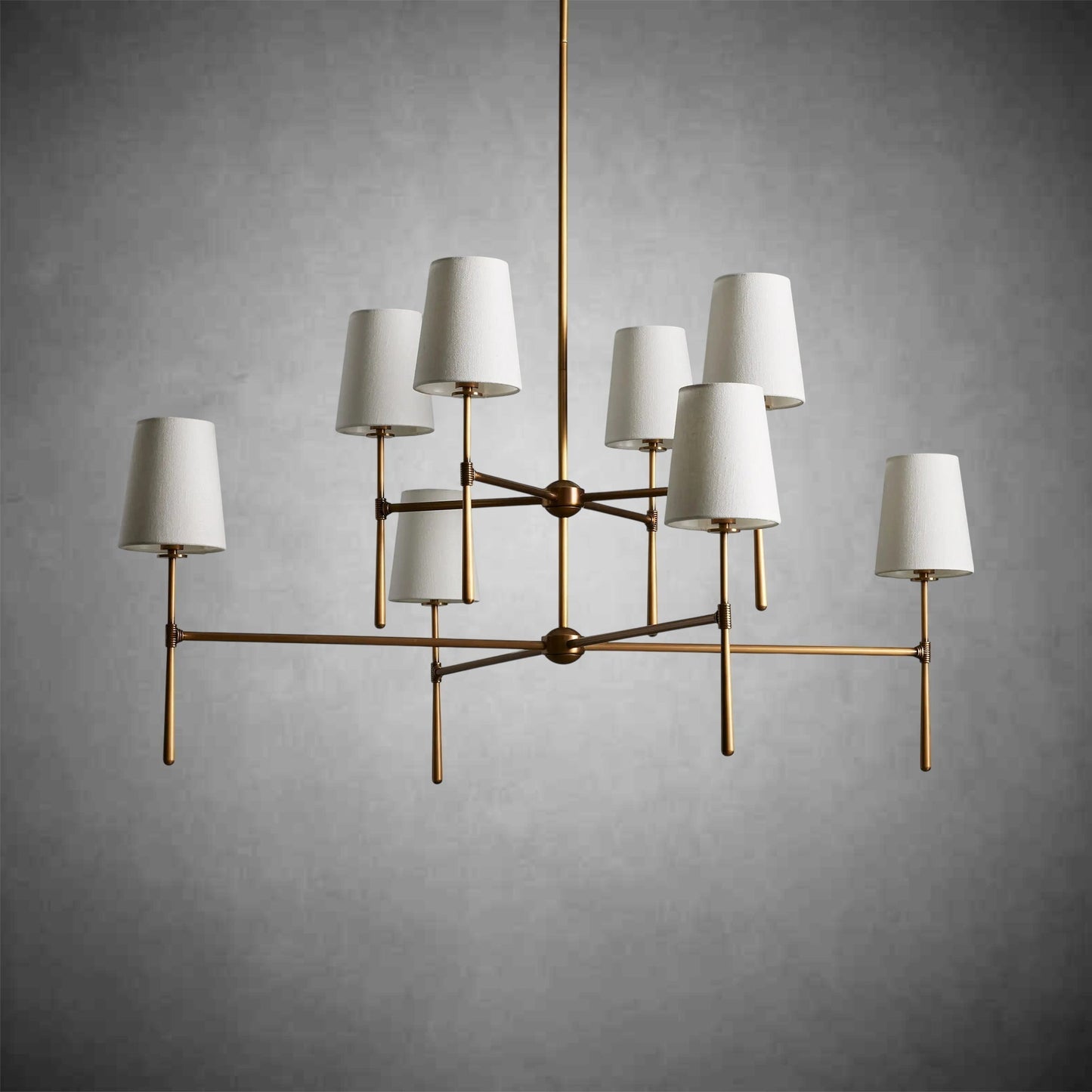 Rhodes 2 - Tier Round Chandelier - GILDLAMPS