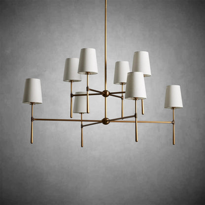 Rhodes 2 - Tier Round Chandelier - GILDLAMPS