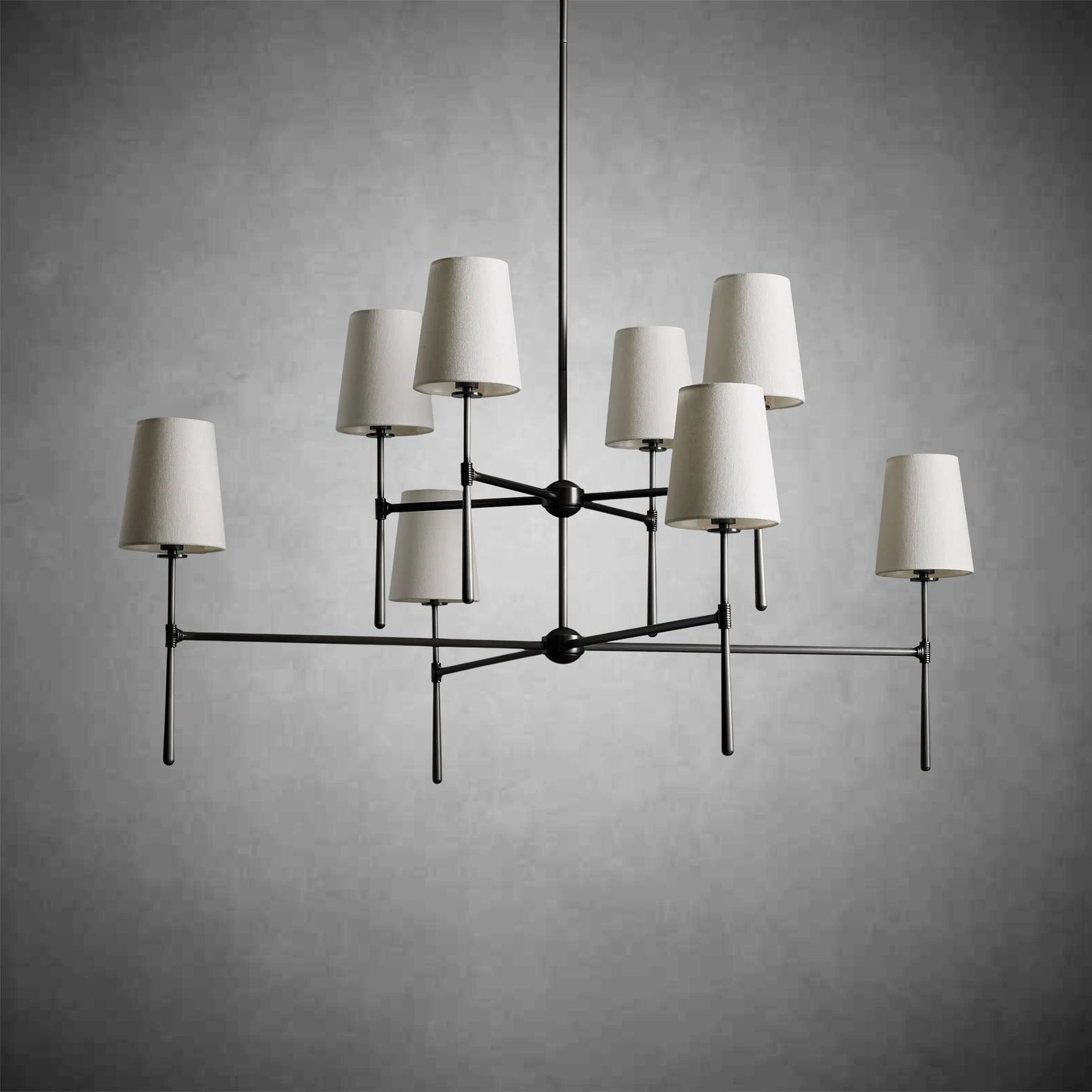 Rhodes 2 - Tier Round Chandelier - GILDLAMPS