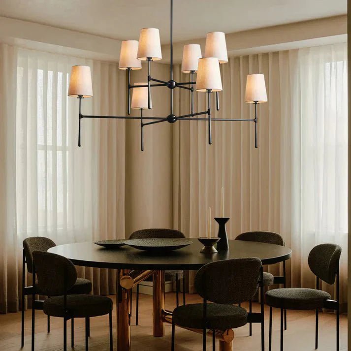 Rhodes 2 - Tier Round Chandelier - GILDLAMPS