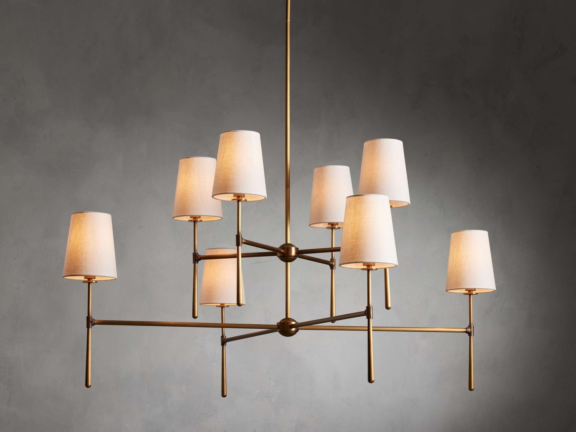 Rhodes 2-Tier Round Chandelier - GILDLAMPS