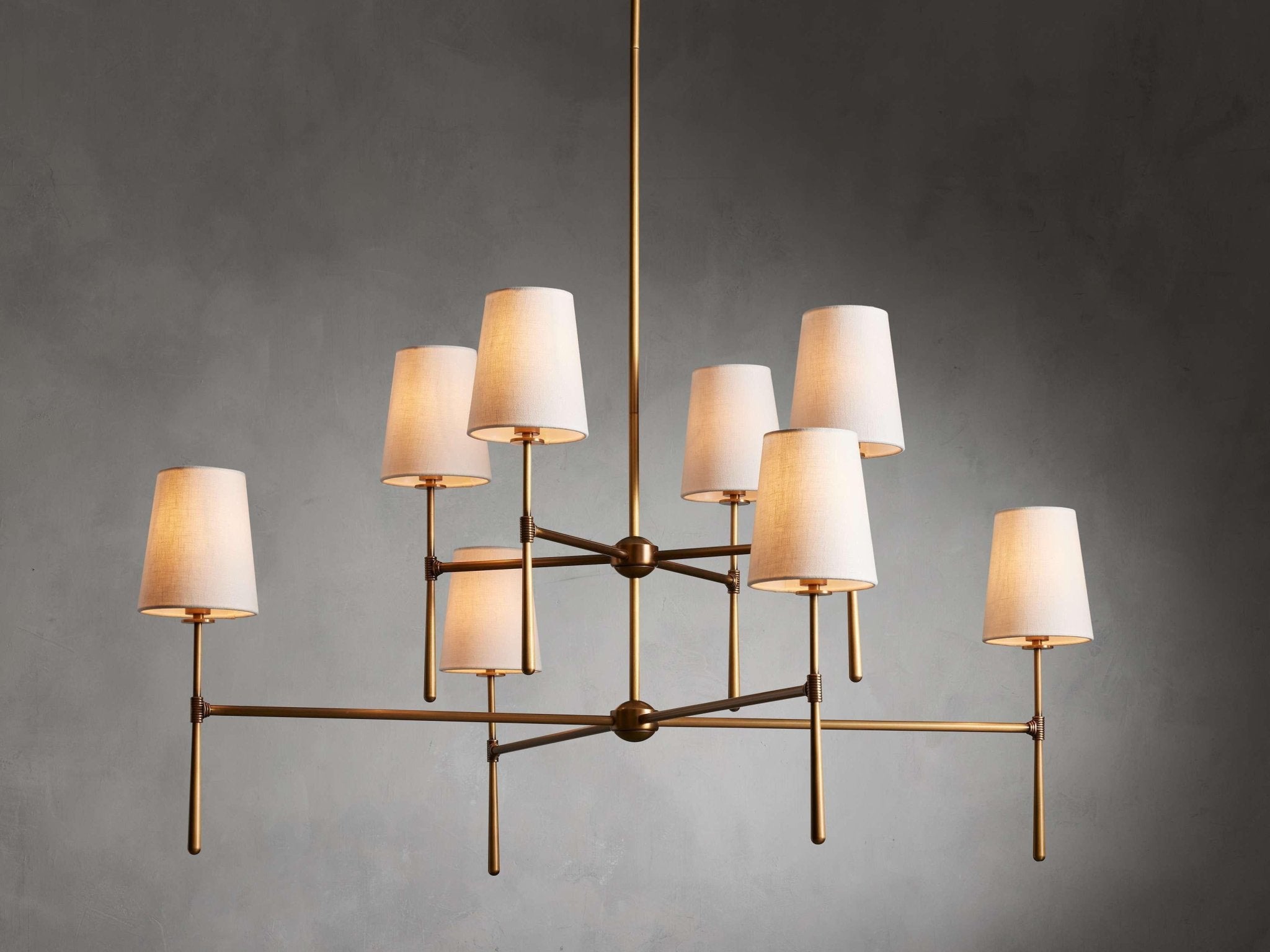 Rhodes 2-Tier Round Chandelier - GILDLAMPS