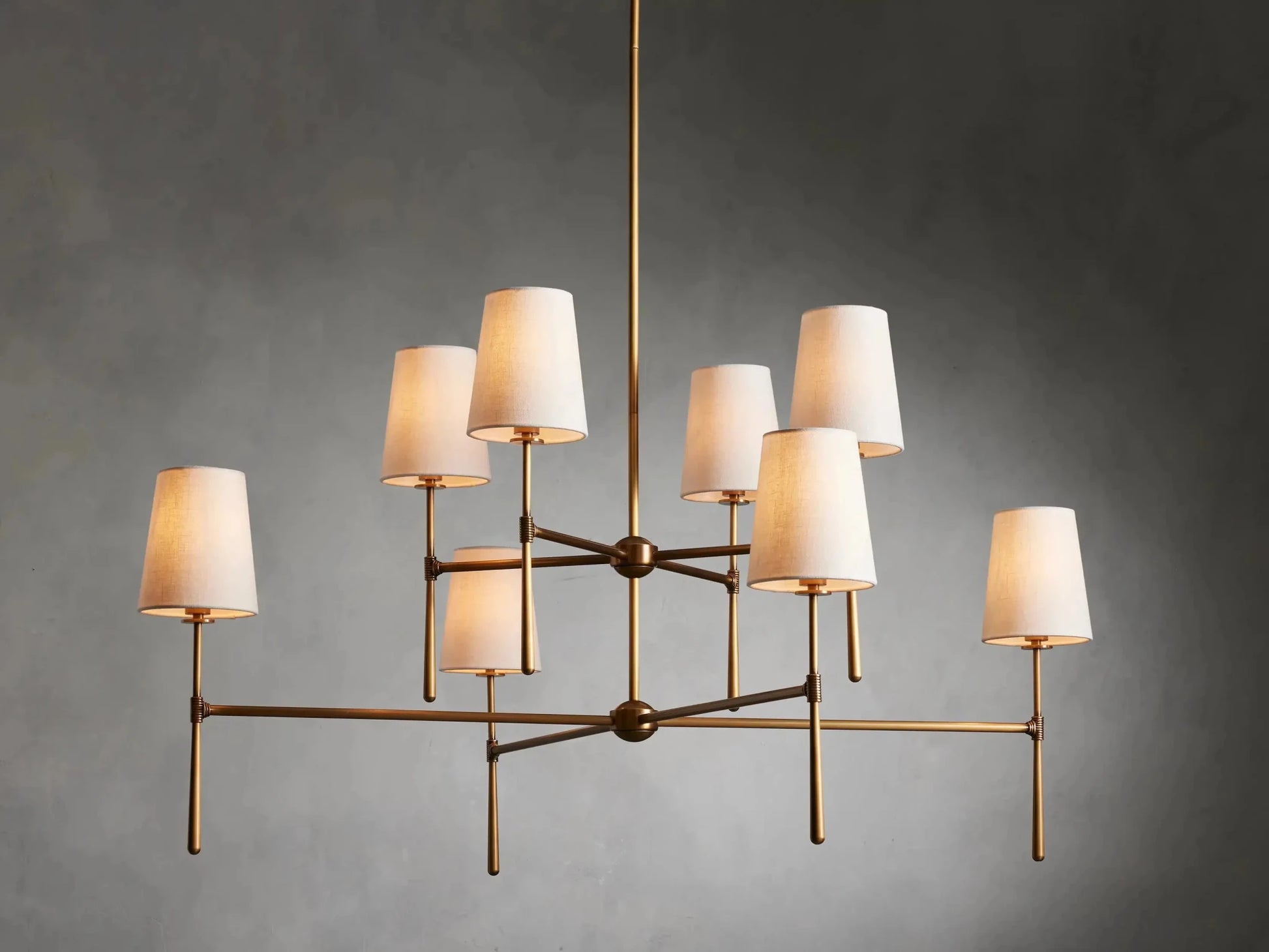 Rhodes 2-Tier Round Chandelier - GILDLAMPS