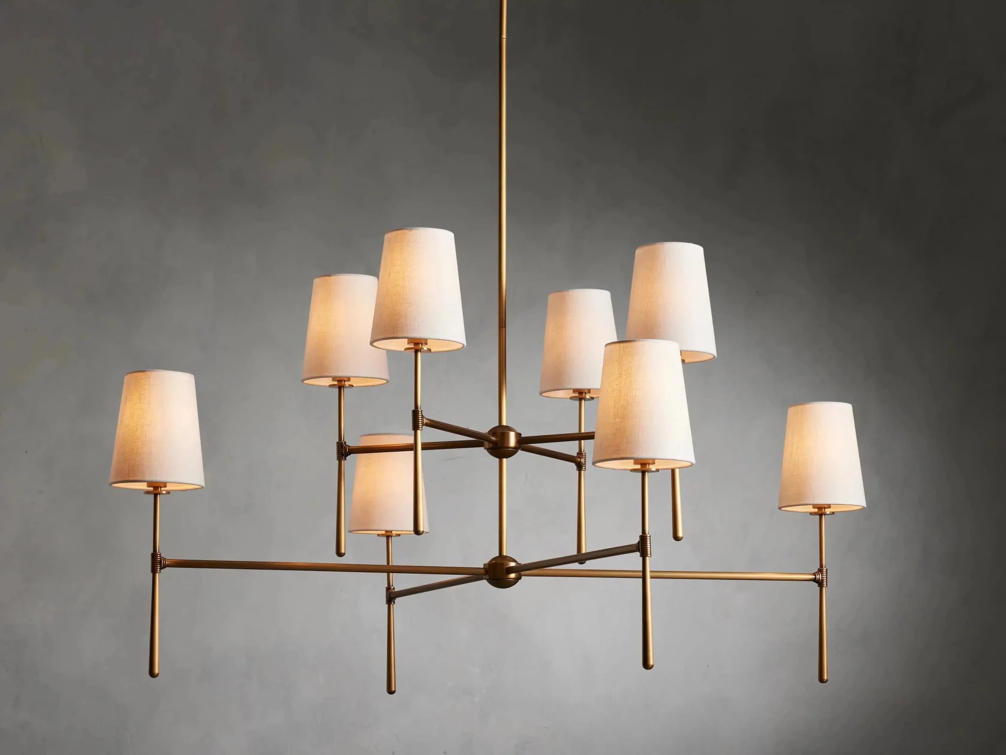 Rhodes 2-Tier Round Chandelier - GILDLAMPS