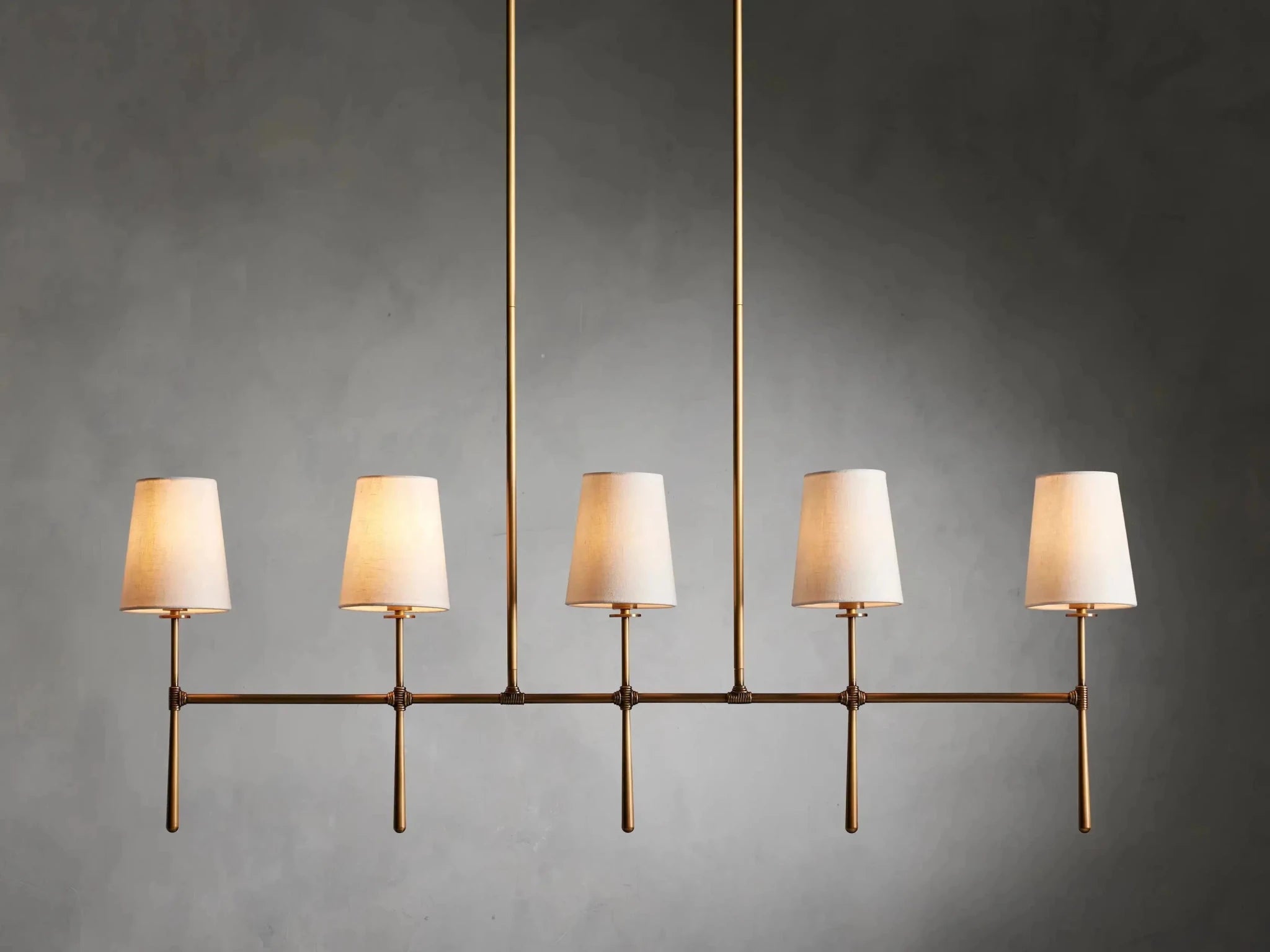 Rhodes Linear Chandelier 5/6 Light - GILDLAMPS