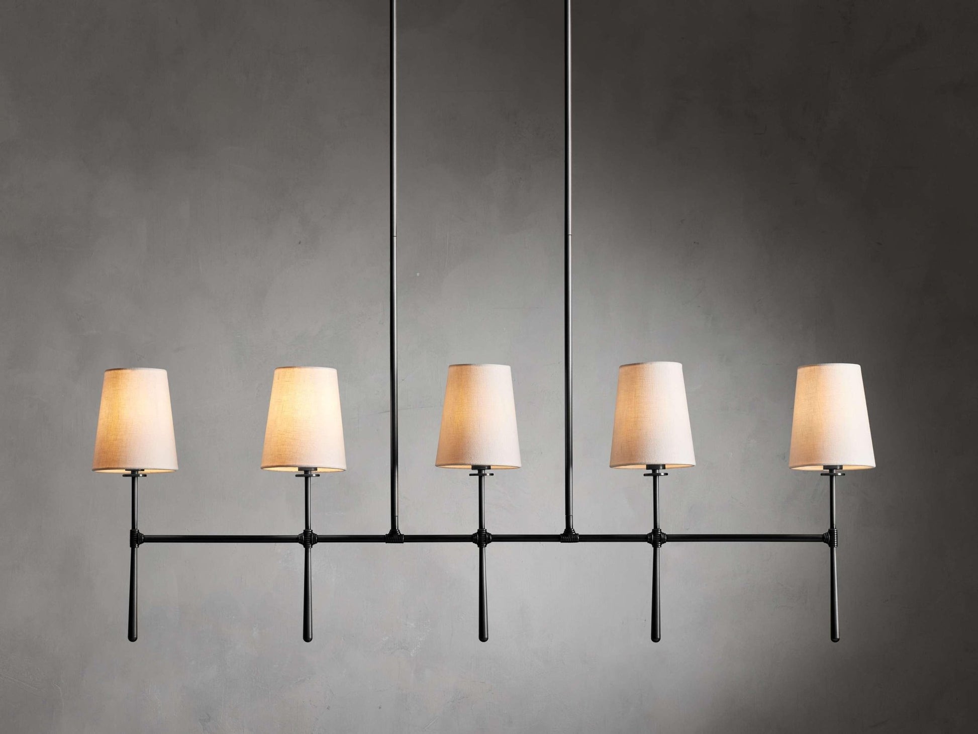 Rhodes Linear Chandelier 5/6 Light - GILDLAMPS