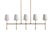 Rhodes Linear Chandelier 5/6 Light - GILDLAMPS