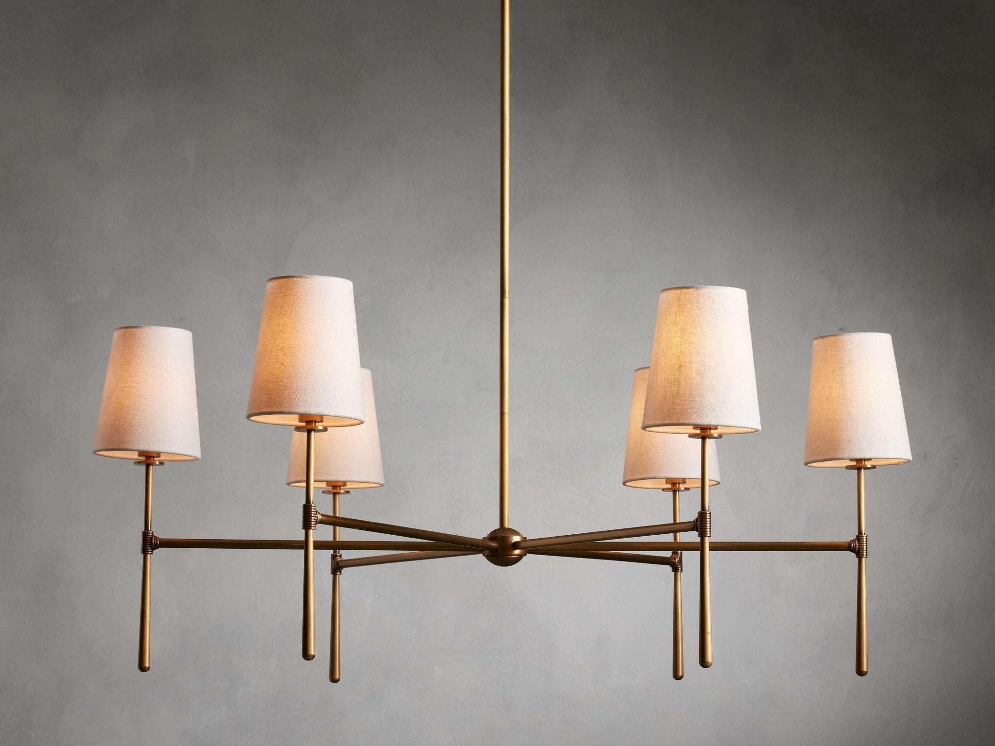 Rhodes Round Chandelier 4/6 Light - GILDLAMPS