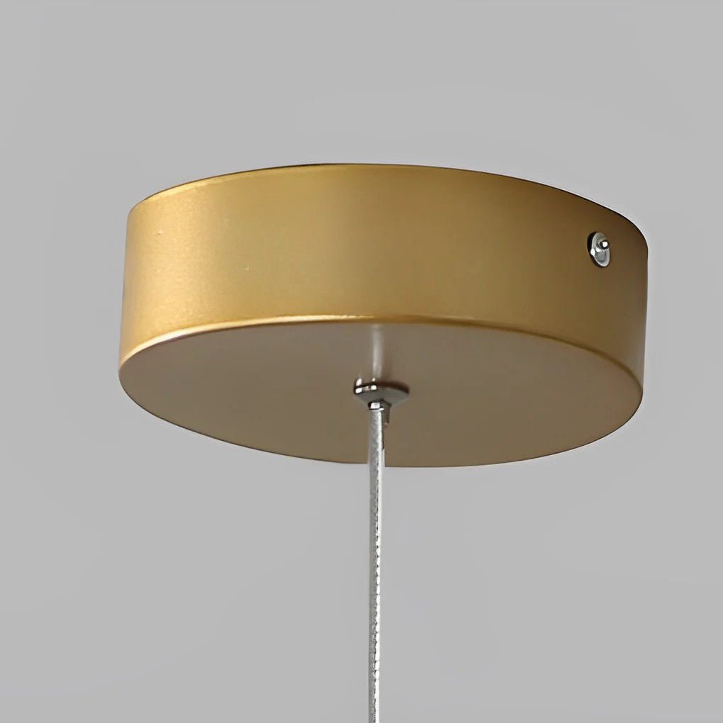 Ring Staircase Chandelier Light Gold LED Ceiling Light - GILDLAMPS