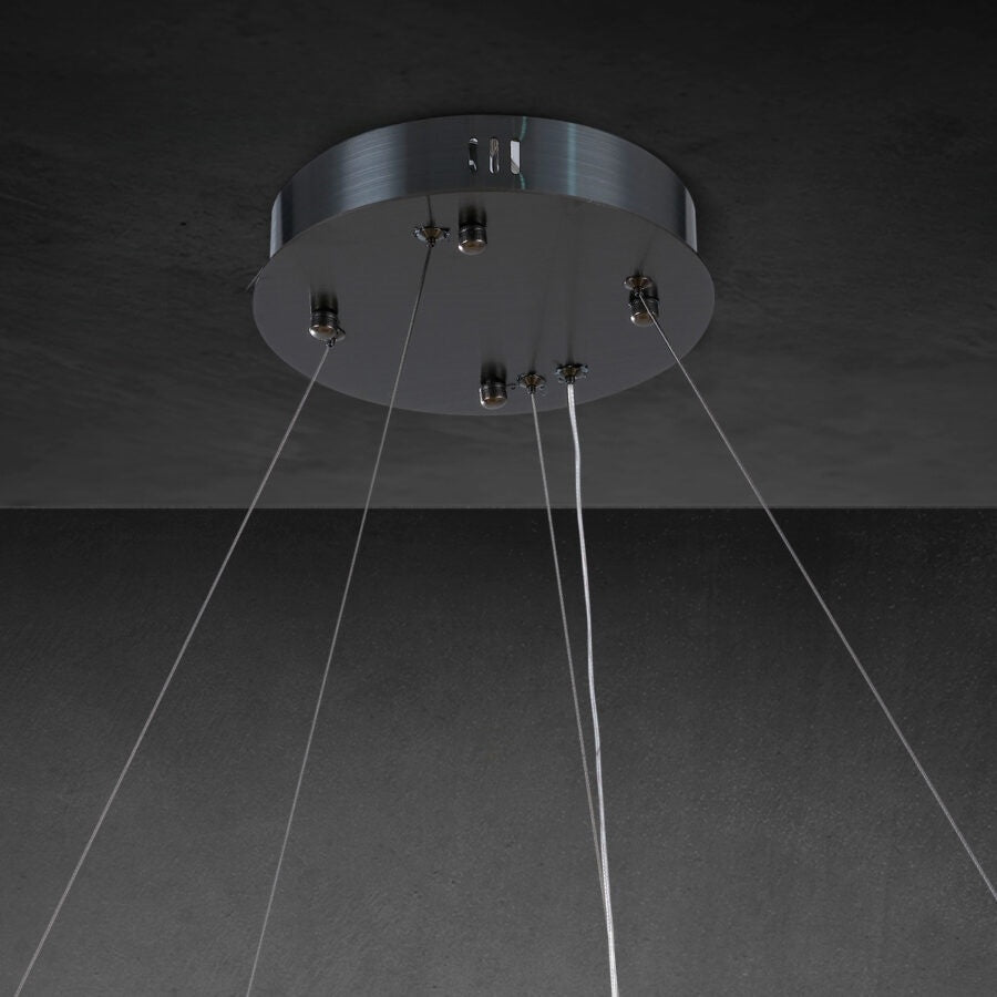Rivaga Calcite Round Chandelier 31"40"60" - GILDLAMPS