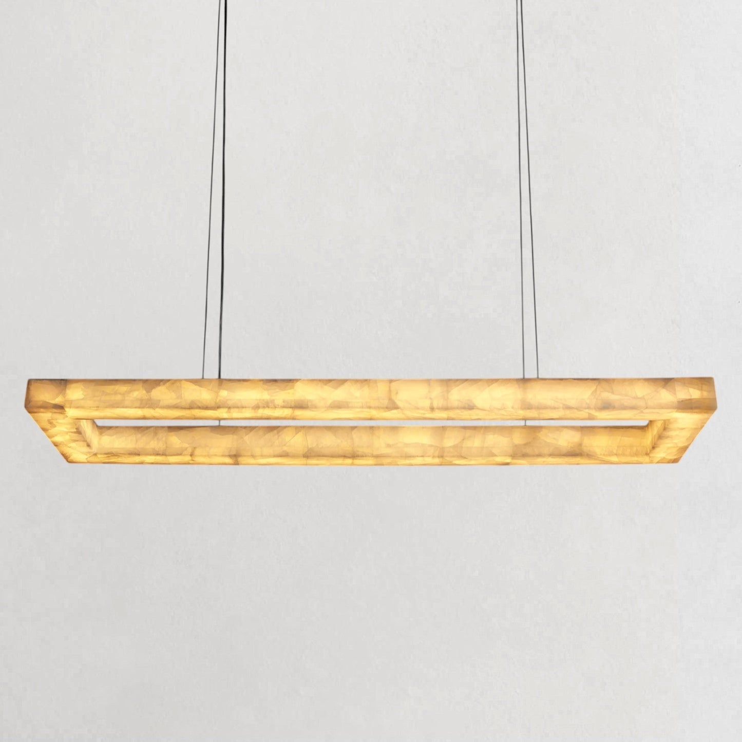 Rivaga Lueur Rectangular Chandelier - GILDLAMPS