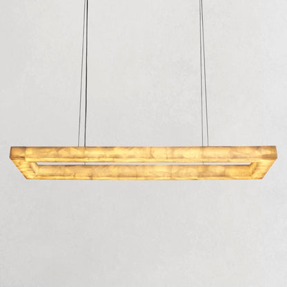 Rivaga Lueur Rectangular Chandelier - GILDLAMPS