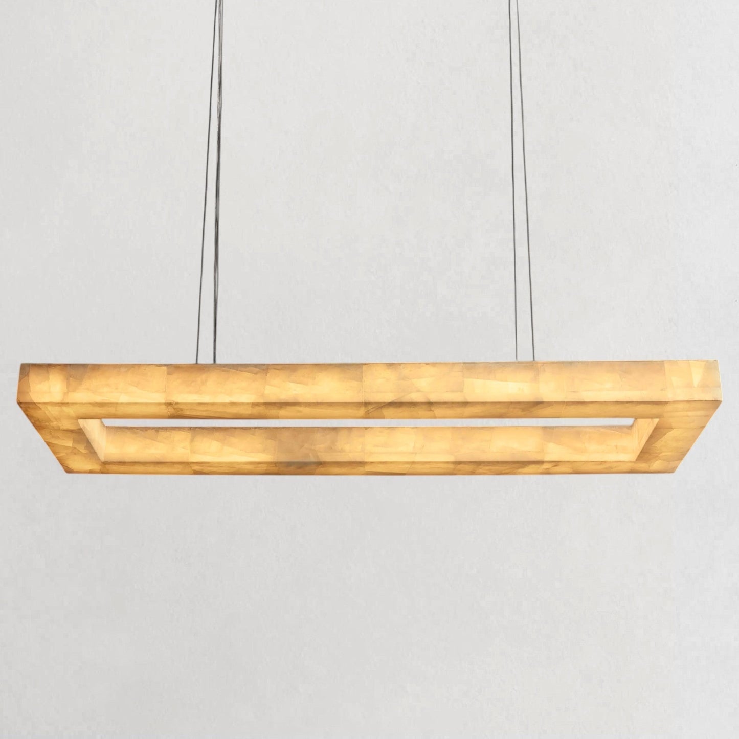 Rivaga Lueur Rectangular Chandelier - GILDLAMPS