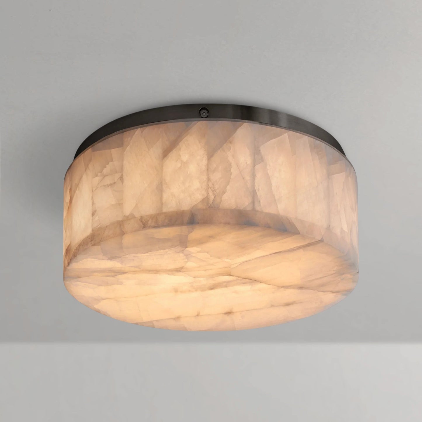 Rivaga Lueur Round Flushmount - GILDLAMPS