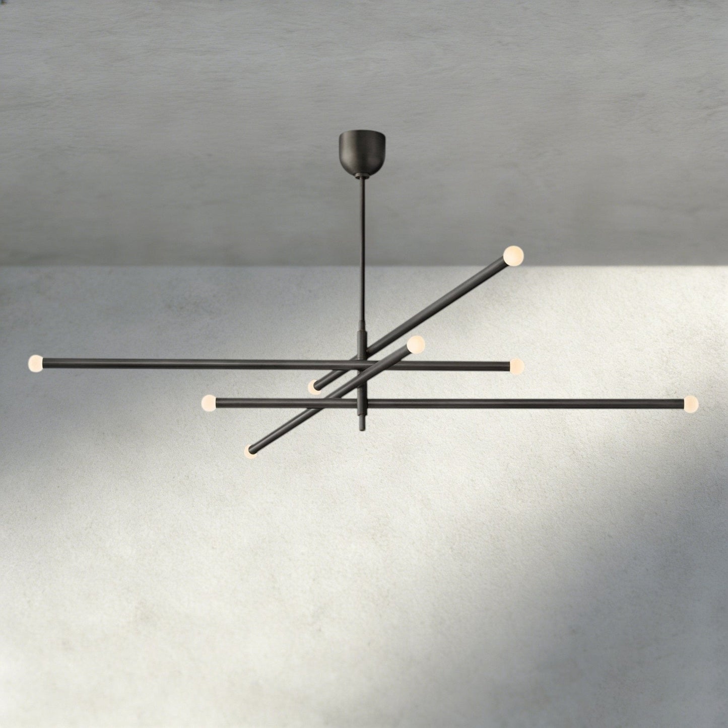 ROASI 8 - LIGHT MOBILE ORB CHANDELIER 53", 68" - GILDLAMPS
