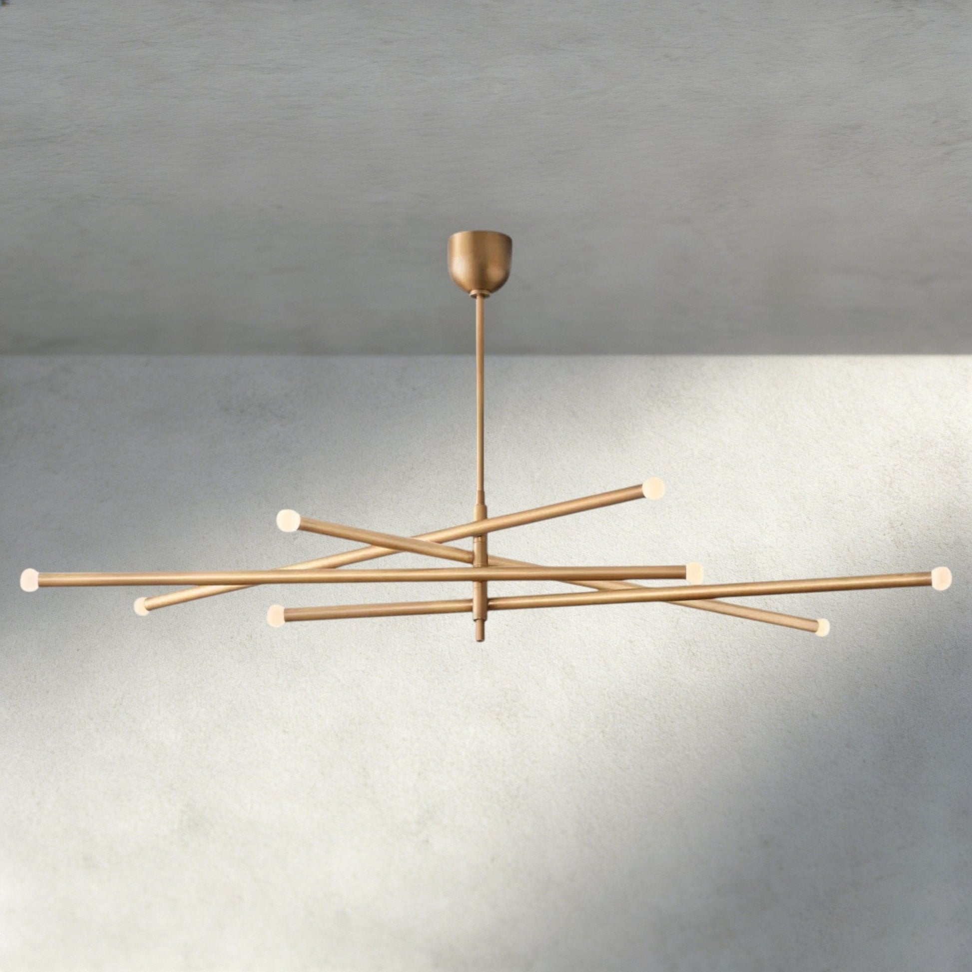 ROASI 8 - LIGHT MOBILE ORB CHANDELIER 53", 68" - GILDLAMPS