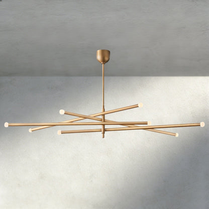 ROASI 8 - LIGHT MOBILE ORB CHANDELIER 53", 68" - GILDLAMPS