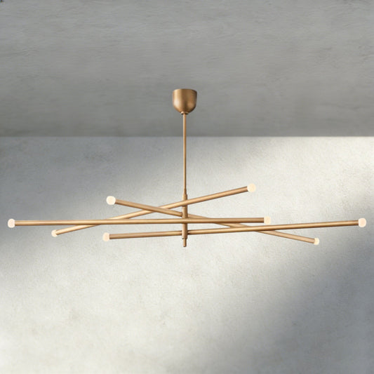ROASI 8 - LIGHT MOBILE ORB CHANDELIER 53", 68" - GILDLAMPS