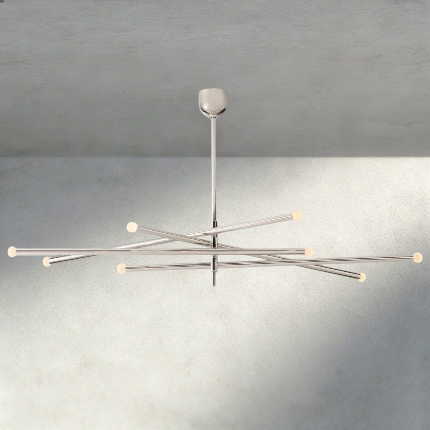 ROASI 8 - LIGHT MOBILE ORB CHANDELIER 53", 68" - GILDLAMPS
