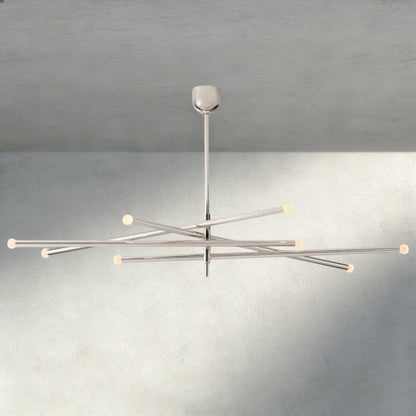 ROASI 8 - LIGHT MOBILE ORB CHANDELIER 53", 68" - GILDLAMPS